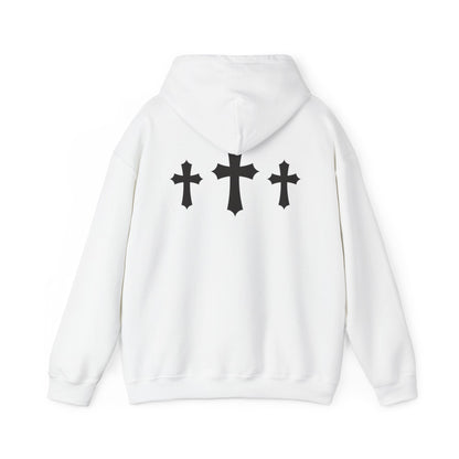 God Got You White Heavyweight Hoodie