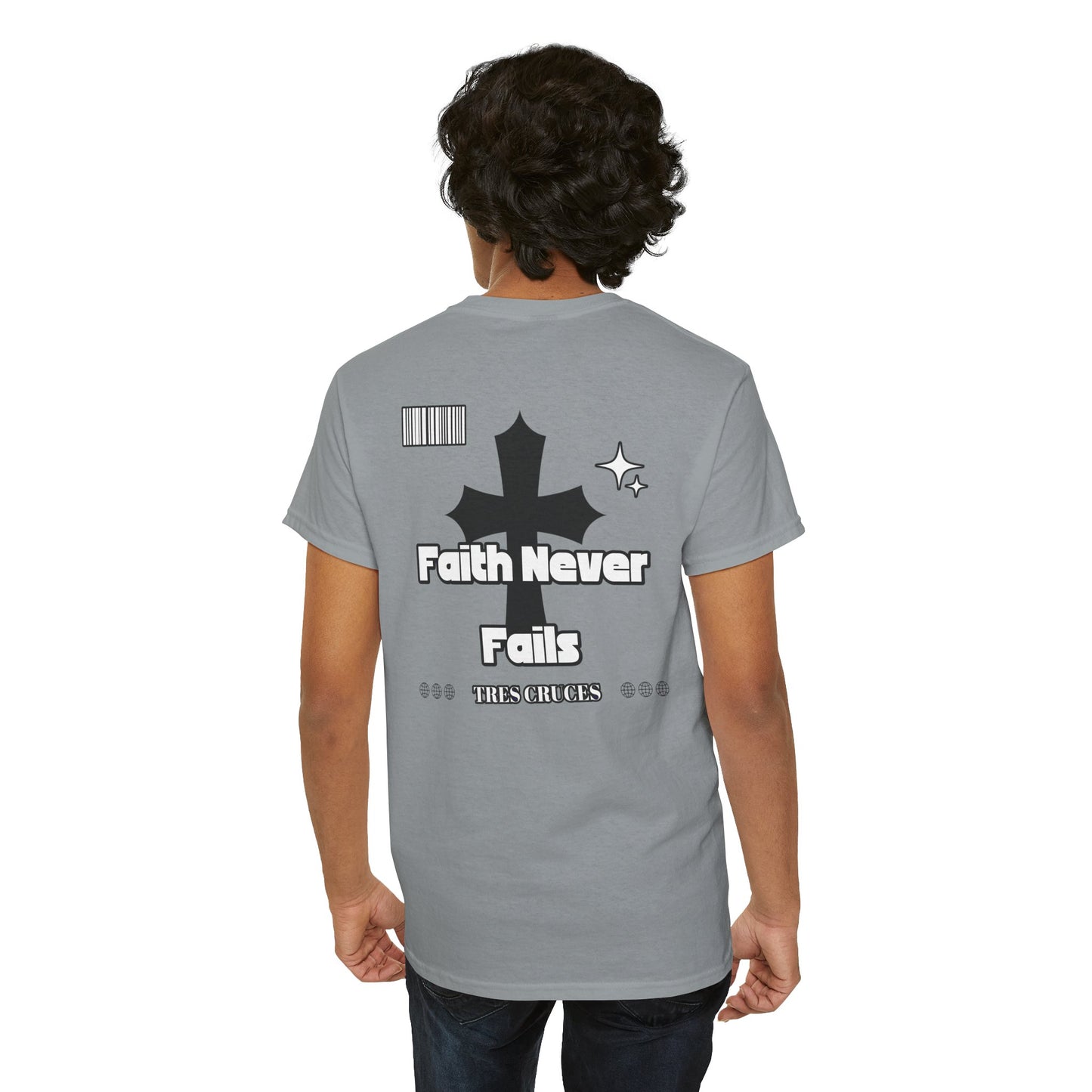 Faith Never Fails Heavyweight Cotton Tee