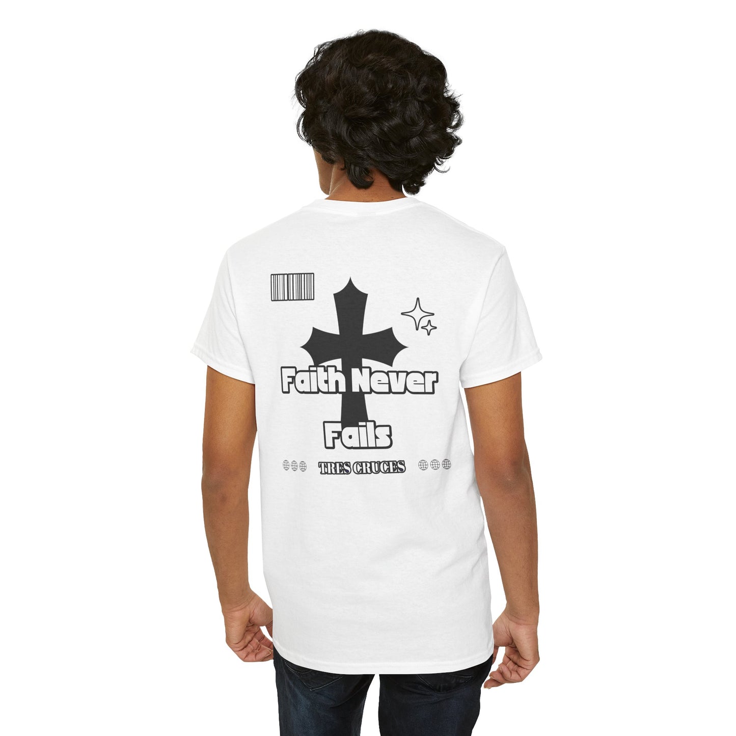 Faith Never Fails Heavyweight Cotton Tee