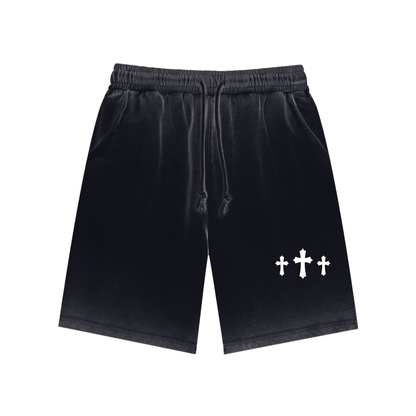 Tres Cruces Cotton Shorts