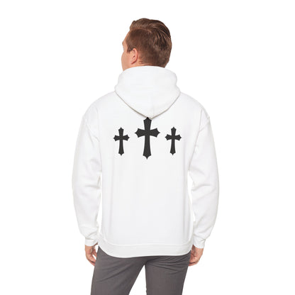 God Got You White Heavyweight Hoodie