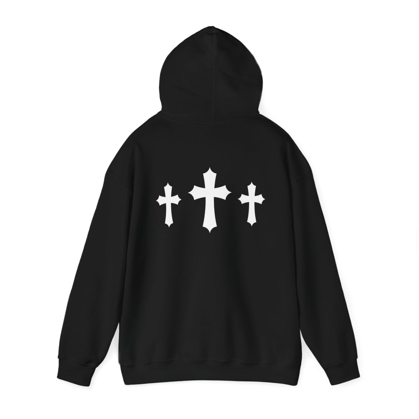 Black Tres Cruces Heavyweight Hoodie