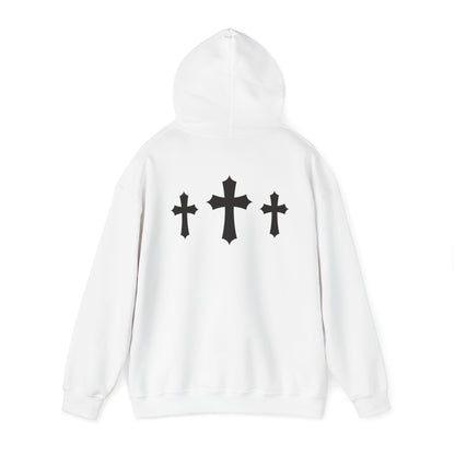 God Got You White Heavyweight Hoodie